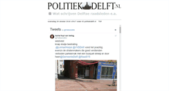 Desktop Screenshot of politiekdelft.nl
