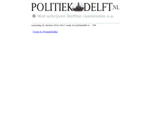 Tablet Screenshot of politiekdelft.nl